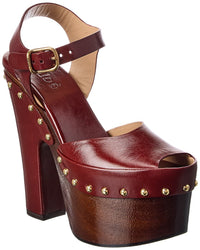 Chloé Chloé Meret Leather Platform Sandal