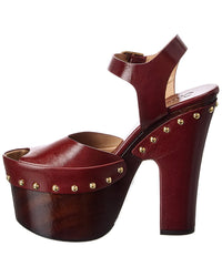 Chloé Chloé Meret Leather Platform Sandal
