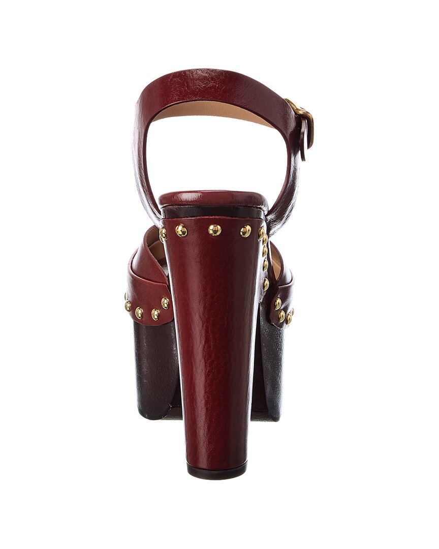 Chloé Chloé Meret Leather Platform Sandal