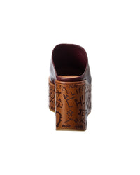 Chloé Chloé Maxime Leather Wedge Mule