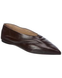 KHAITE Khaite Mariam Leather Ballerina Flat