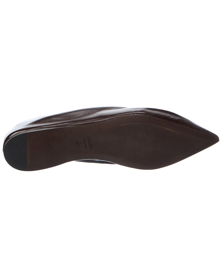 KHAITE Khaite Mariam Leather Ballerina Flat
