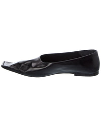 KHAITE Khaite Marlene Leather Ballerina Flat