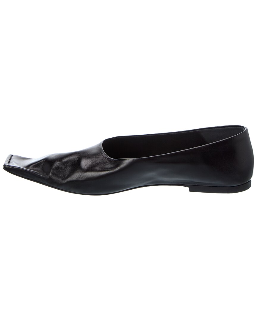 KHAITE Khaite Marlene Leather Ballerina Flat
