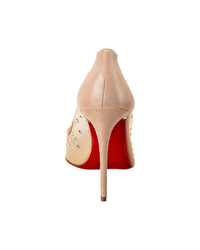 Christian Louboutin Follies Strass 100 Mesh Pump
