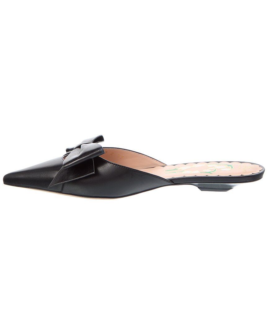 Valentino Vlogo Signature Leather Mule