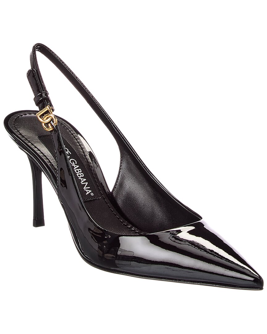 Dolce & Gabbana Dolce & Gabbana Patent Slingback Pump