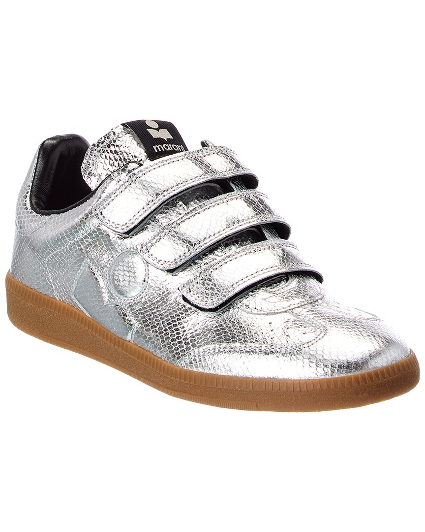 Isabel Marant Beth Embossed Leather Sneaker