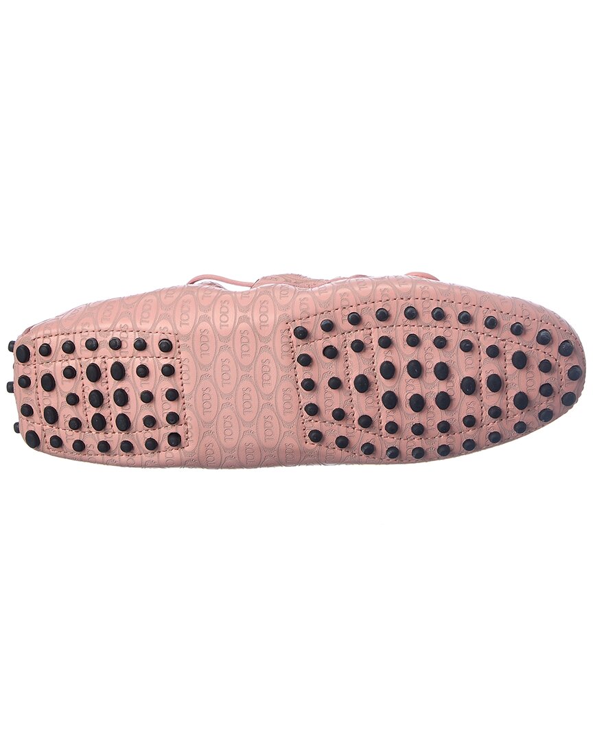 Tod’S Logo Leather Loafer