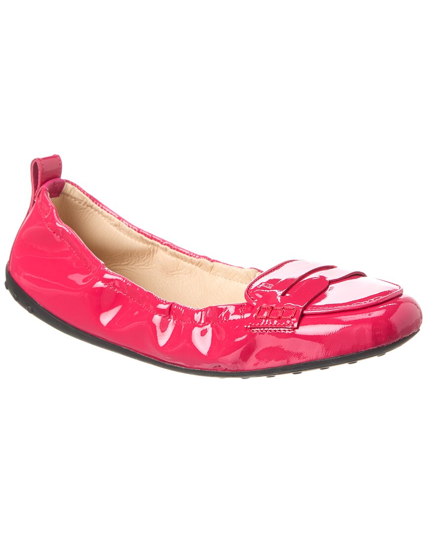 Tod’S Patent Flat Pink