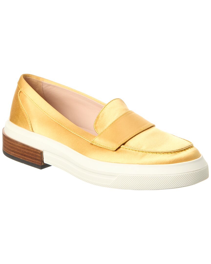 Tod’S Satin Loafer Yellow
