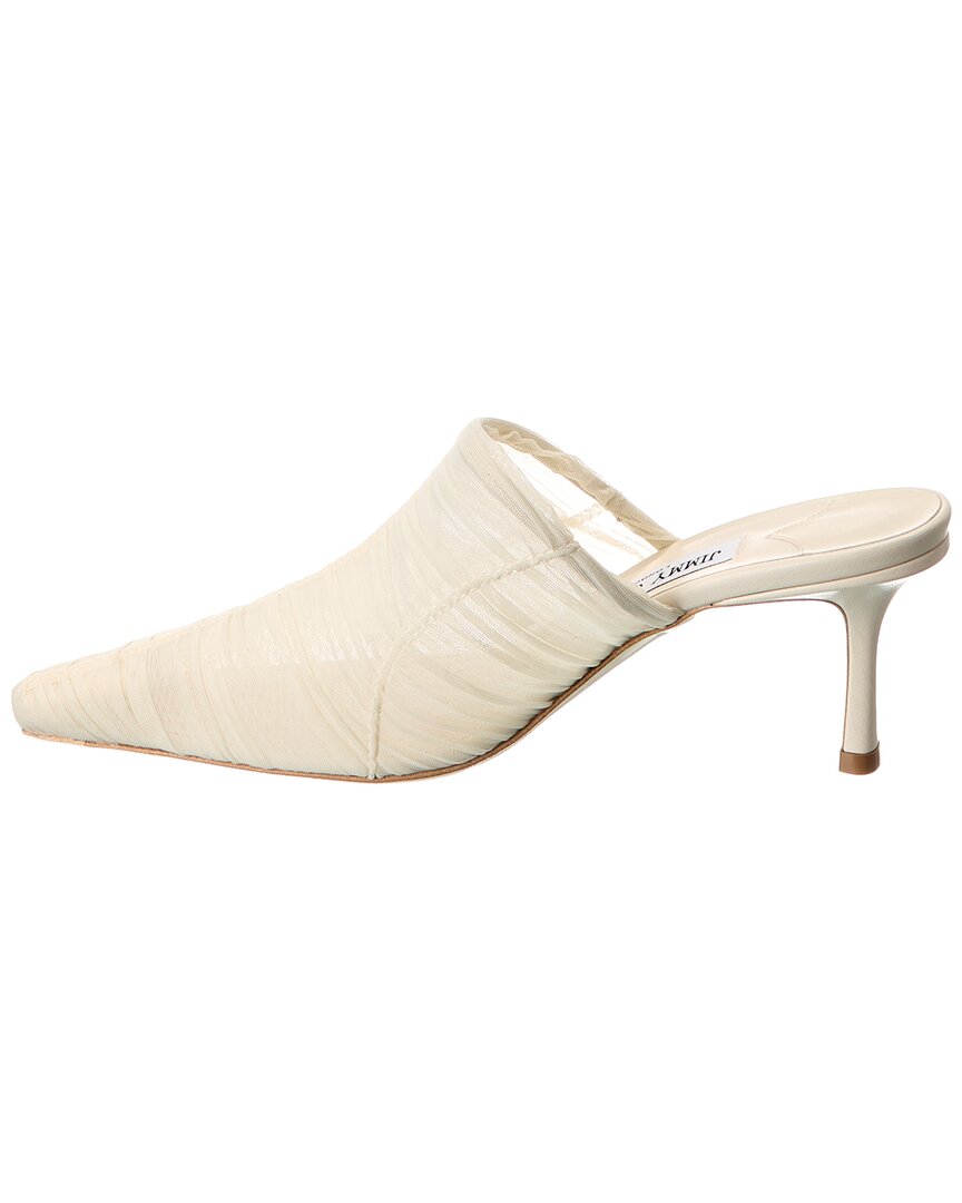 Jimmy Choo Lotta 65 Ruched Tulle Mule – Bluefly