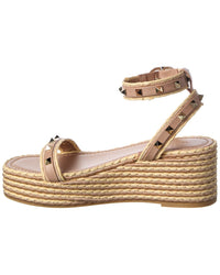 Valentino Rockstud 45 Leather Sandal