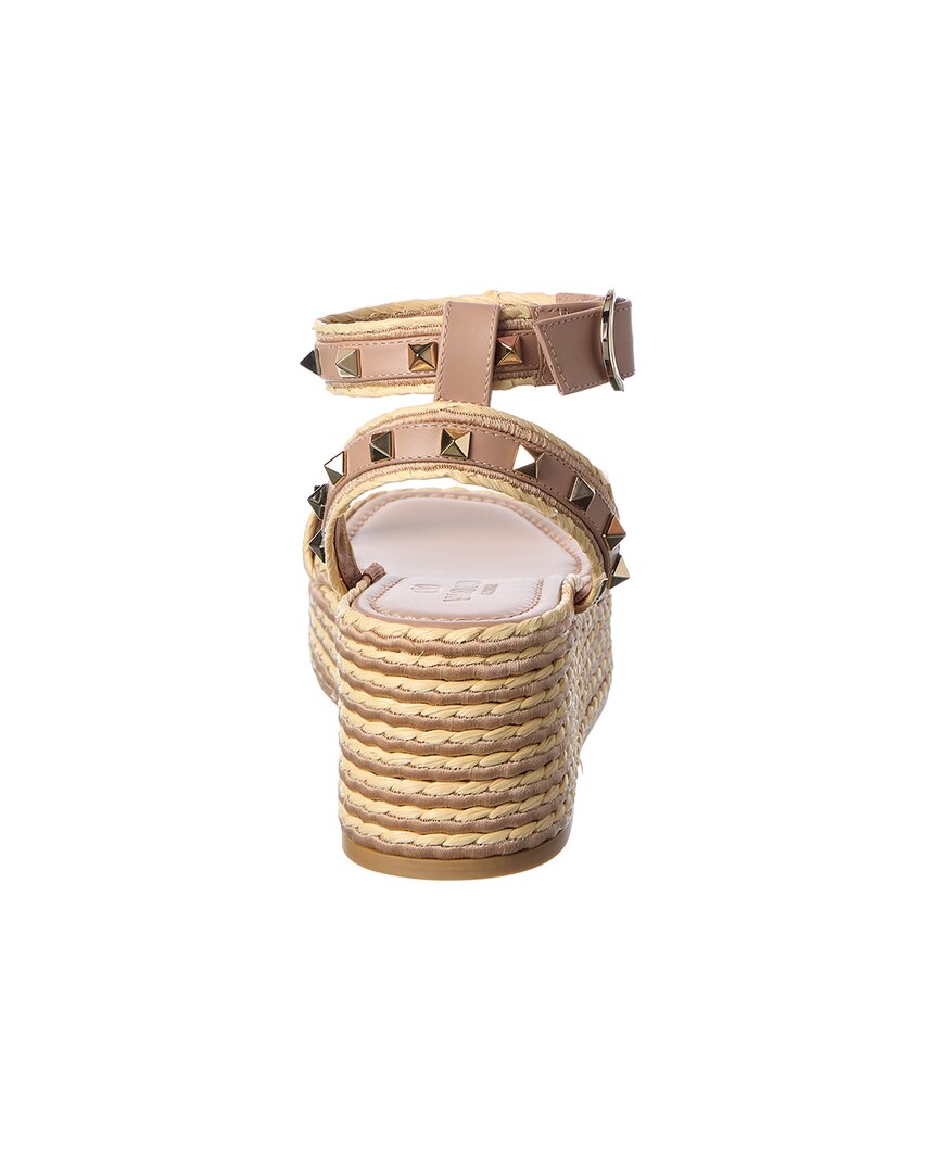 Valentino Rockstud 45 Leather Sandal