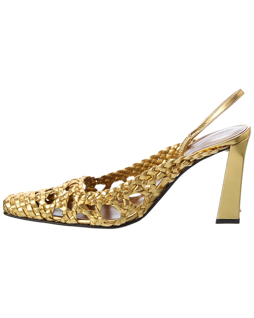 Giuseppe Zanotti Brenda 90 Leather Slingback Pump