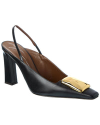 Giuseppe Zanotti Giuseppe Zanotti Brenda 90 Leather Slingback Pump