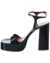 Giuseppe Zanotti Biarritz 85 Leather Platform Sandal