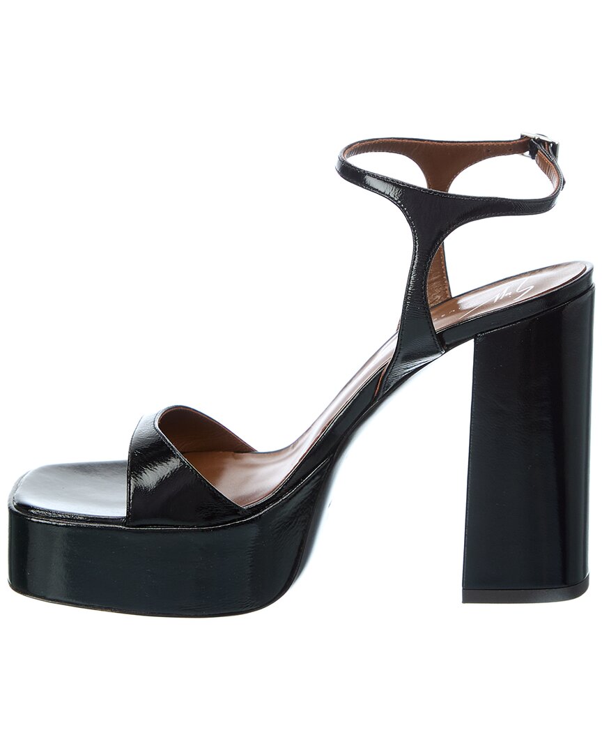 Giuseppe Zanotti Biarritz 85 Leather Platform Sandal