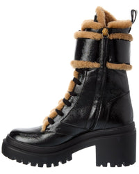 Giuseppe Zanotti Giuseppe Zanotti Gz Paloma Leather & Shearling Biker Boot