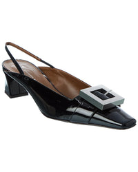 Giuseppe Zanotti Giuseppe Zanotti Brenada 45 Patent Slingback Pump