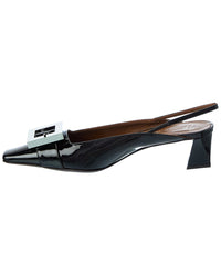 Giuseppe Zanotti Giuseppe Zanotti Brenada 45 Patent Slingback Pump