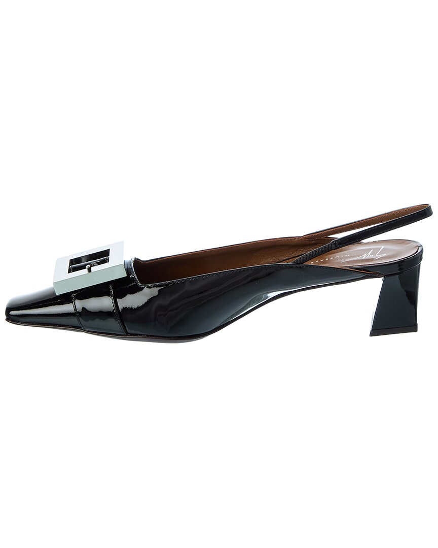 Giuseppe Zanotti Giuseppe Zanotti Brenada 45 Patent Slingback Pump