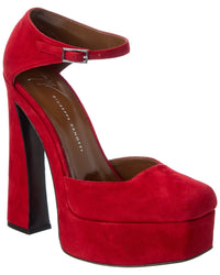 Giuseppe Zanotti Caso 100 Suede Platform Pump
