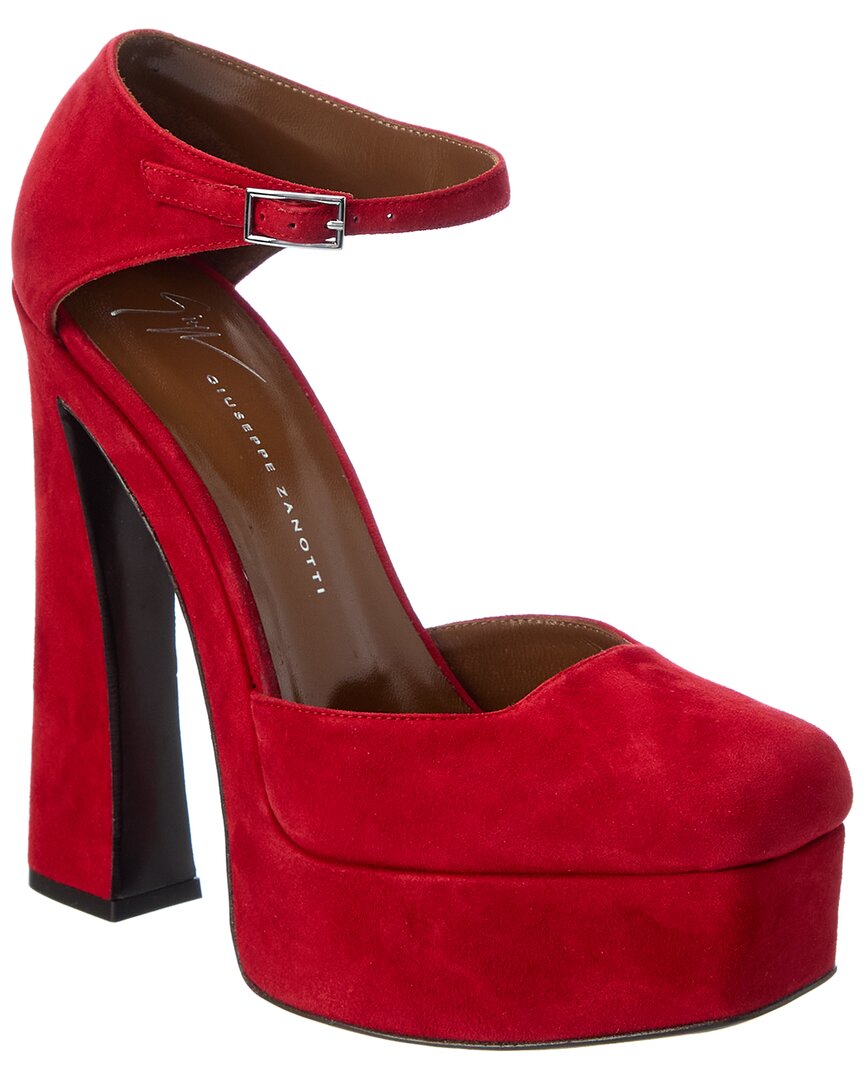 Giuseppe Zanotti Caso 100 Suede Platform Pump
