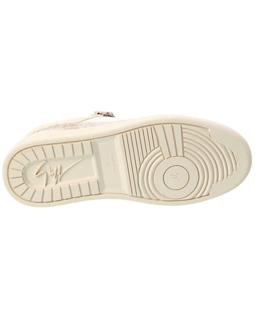 Giuseppe Zanotti Giuseppe Zanotti Gz/94 Croc-Embossed Leather Sneaker