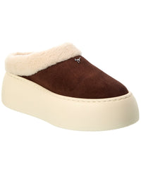 Giuseppe Zanotti Giuseppe Zanotti Alma Suede & Shearling Platform Mule