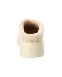 Giuseppe Zanotti Giuseppe Zanotti Alma Suede & Shearling Platform Mule