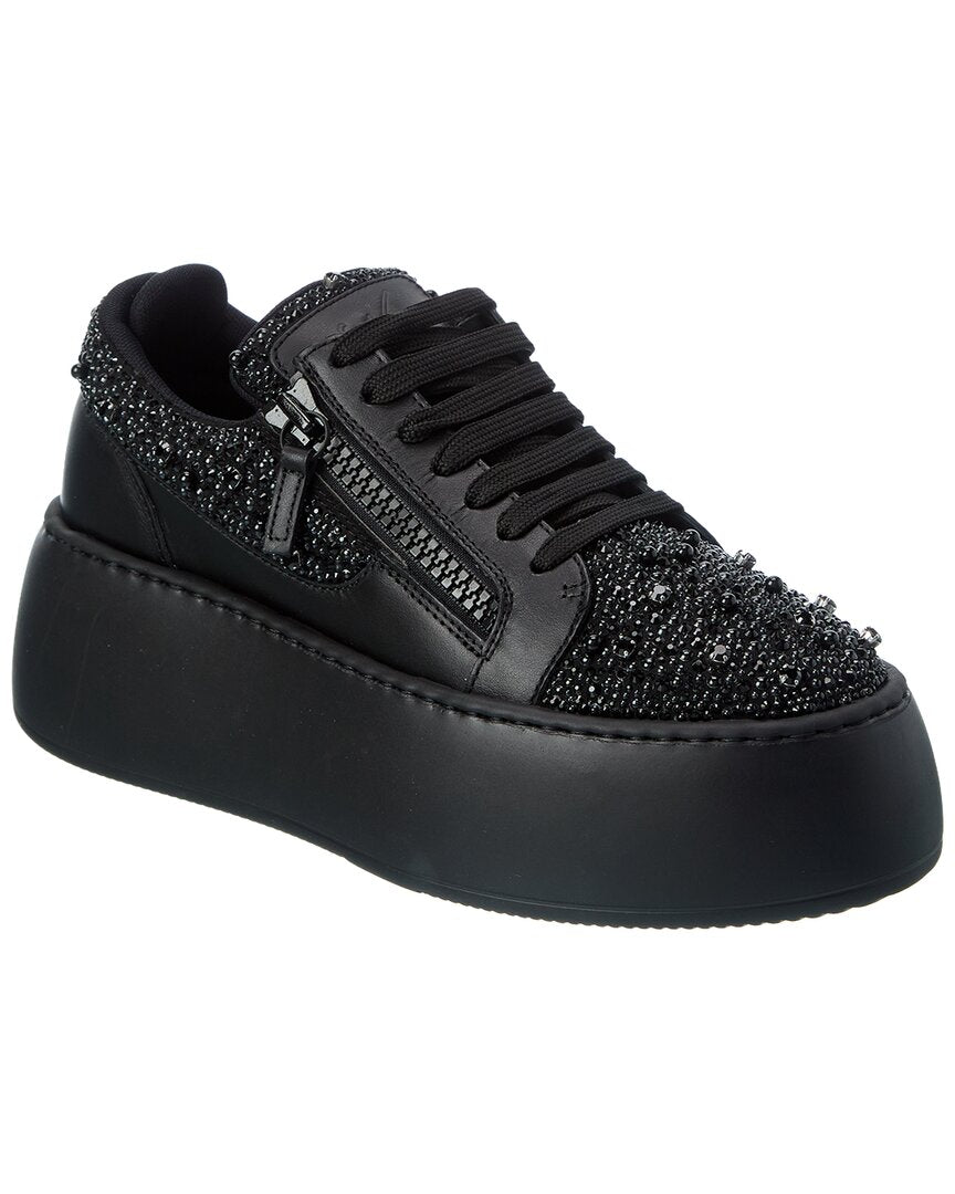 Giuseppe Zanotti Alma Leather Platform Sneaker