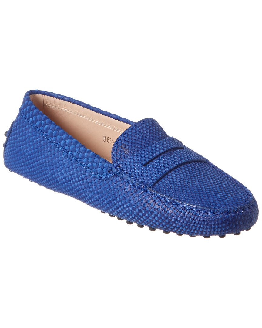 TOD's Tod's Gommino Embossed Leather Driving Shoe