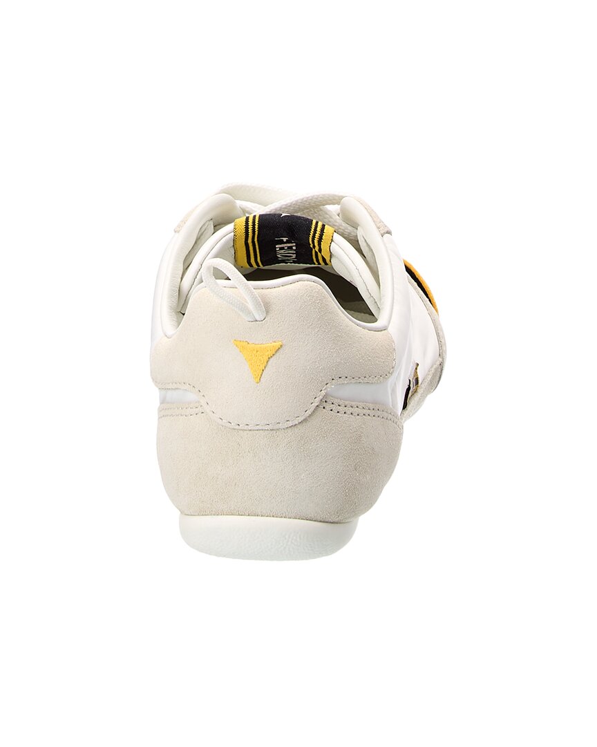 Fendi Wrap Nylon & Suede Sneaker