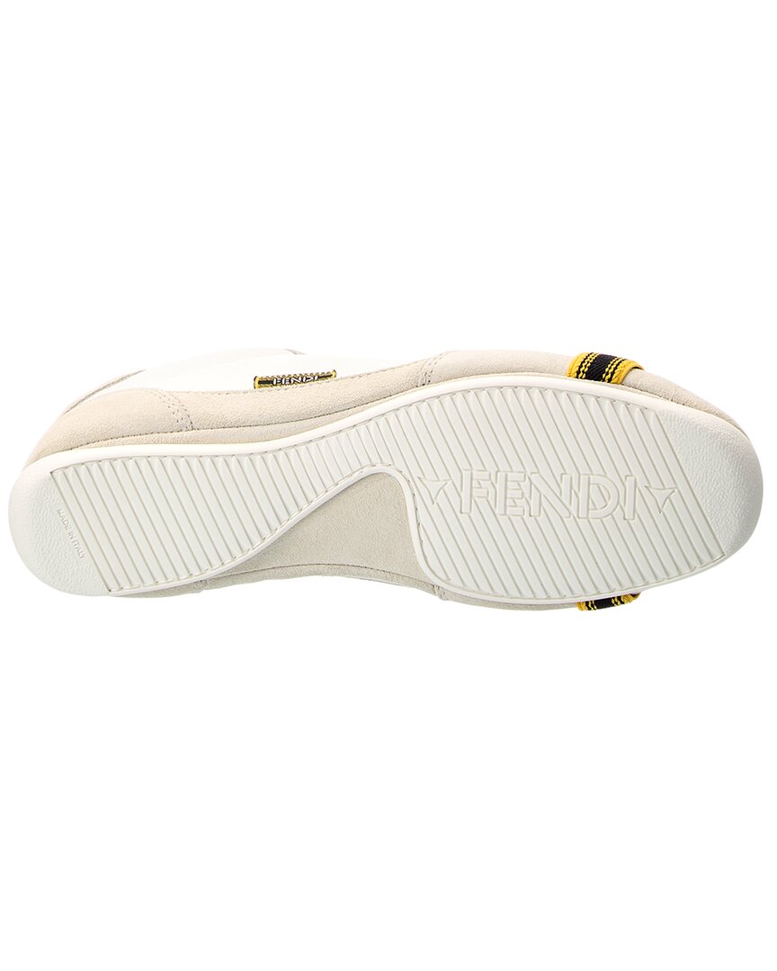 Fendi Wrap Nylon & Suede Sneaker