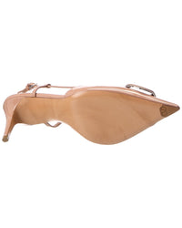 Valentino Vlogo Signature 80 Patent Slingback Pump