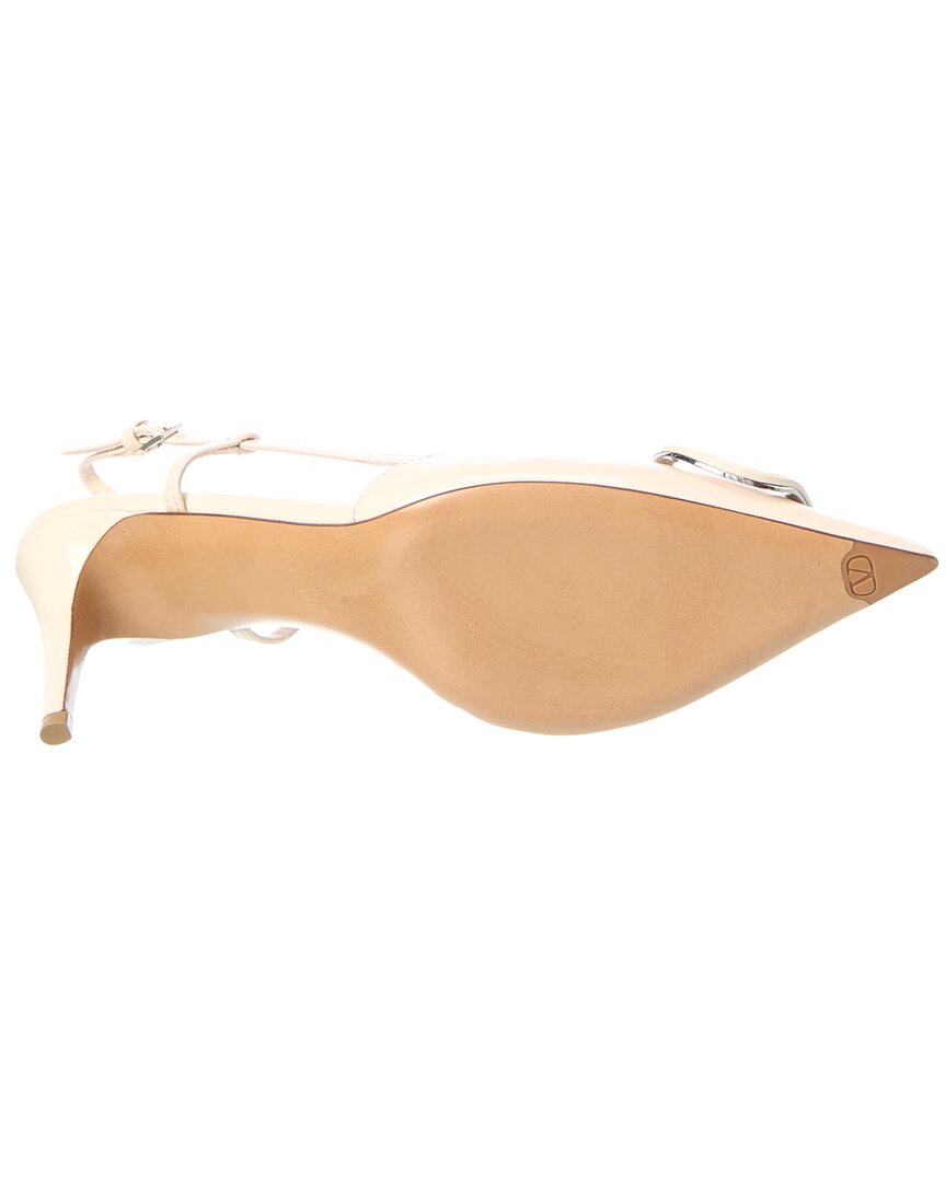 Valentino Valentino Vlogo Signature 60 Patent Slingback Pump