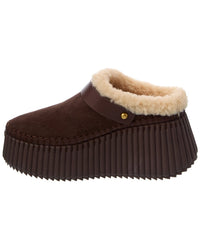 Chloé Chloé Nama Suede & Shearling Platform Loafer