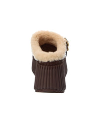 Chloé Chloé Nama Suede & Shearling Platform Loafer