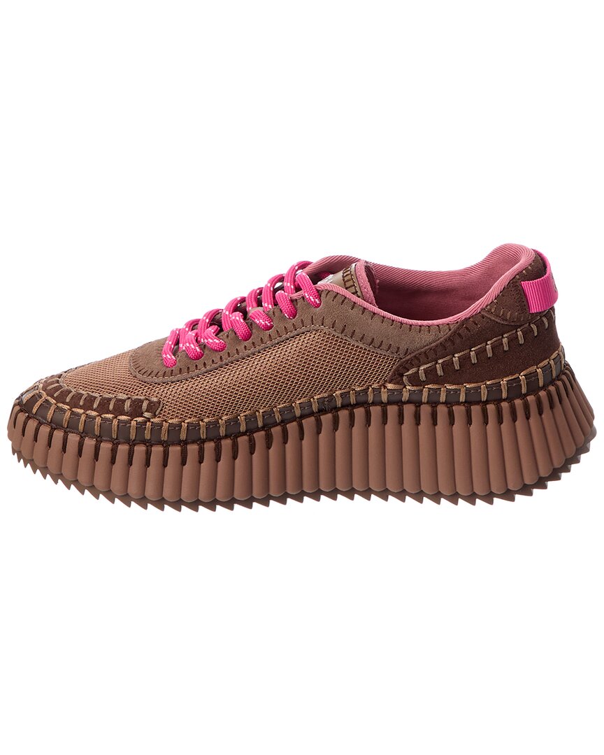 Chloé Chloé Nama Suede & Mesh Sneaker