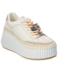 Chloé Chloé Nama Leather Platform Sneaker