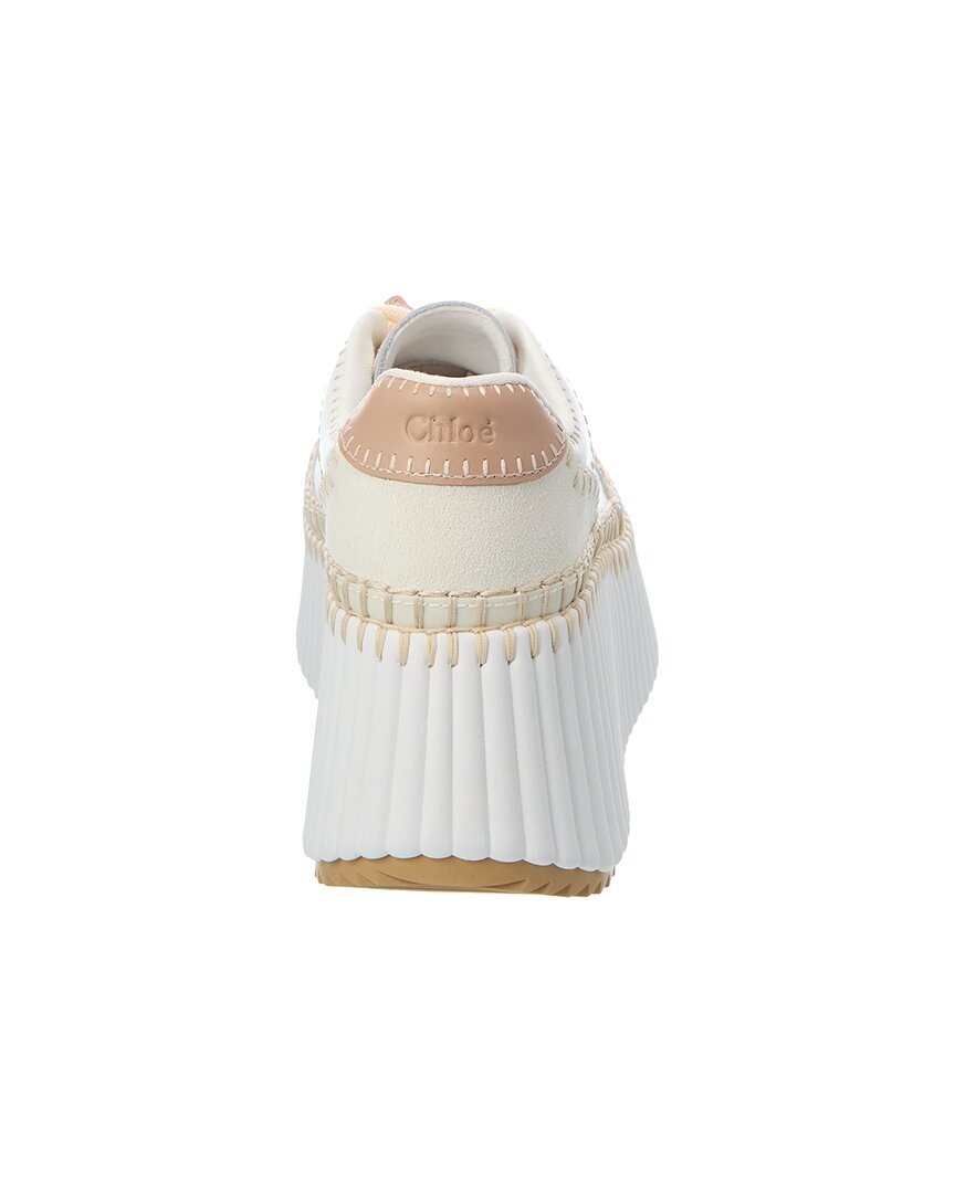 Chloé Chloé Nama Leather Platform Sneaker