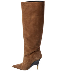 KHAITE Khaite Bella Suede Knee-High Boot