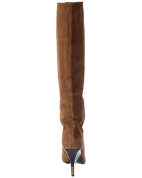 KHAITE Khaite Bella Suede Knee-High Boot