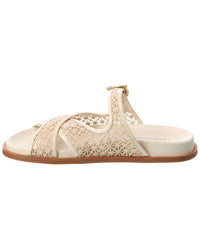 Ferragamo Cosmy Lace & Patent Sandal