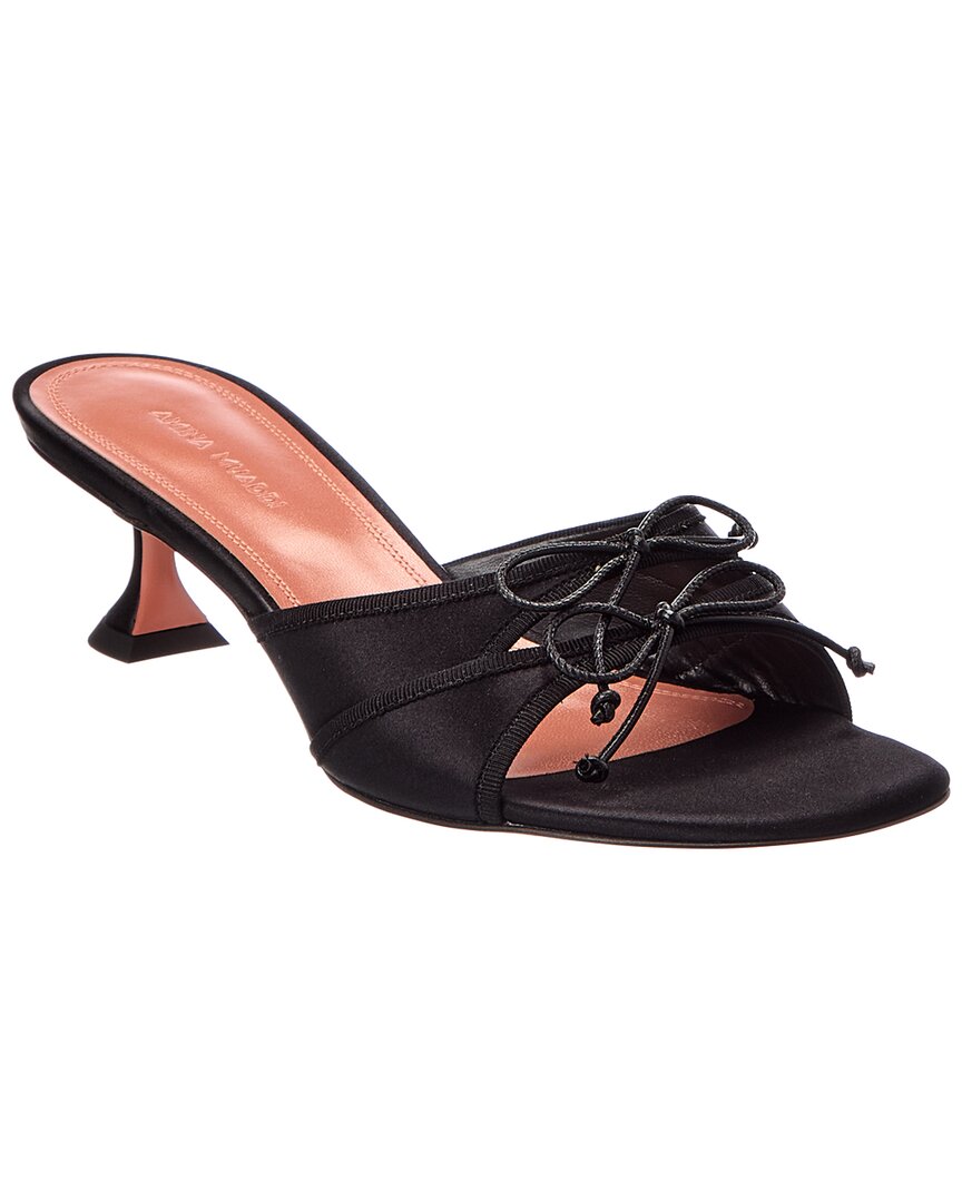 Amina Muaddi Eleonora Satin Sandal