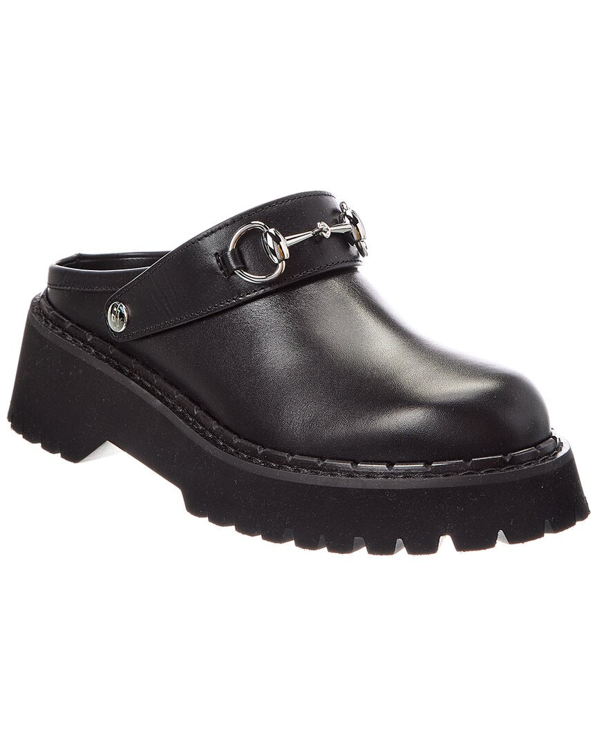 Gucci Horsebit Leather Mule
