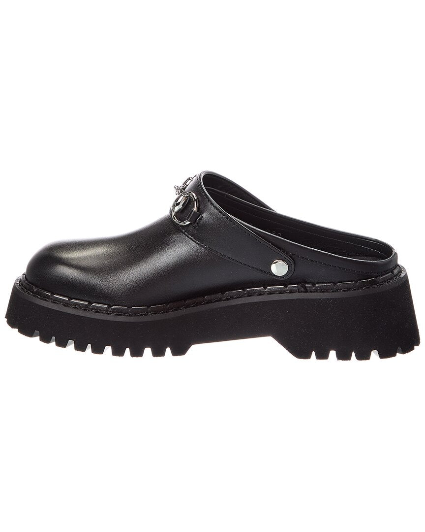 Gucci Horsebit Leather Mule