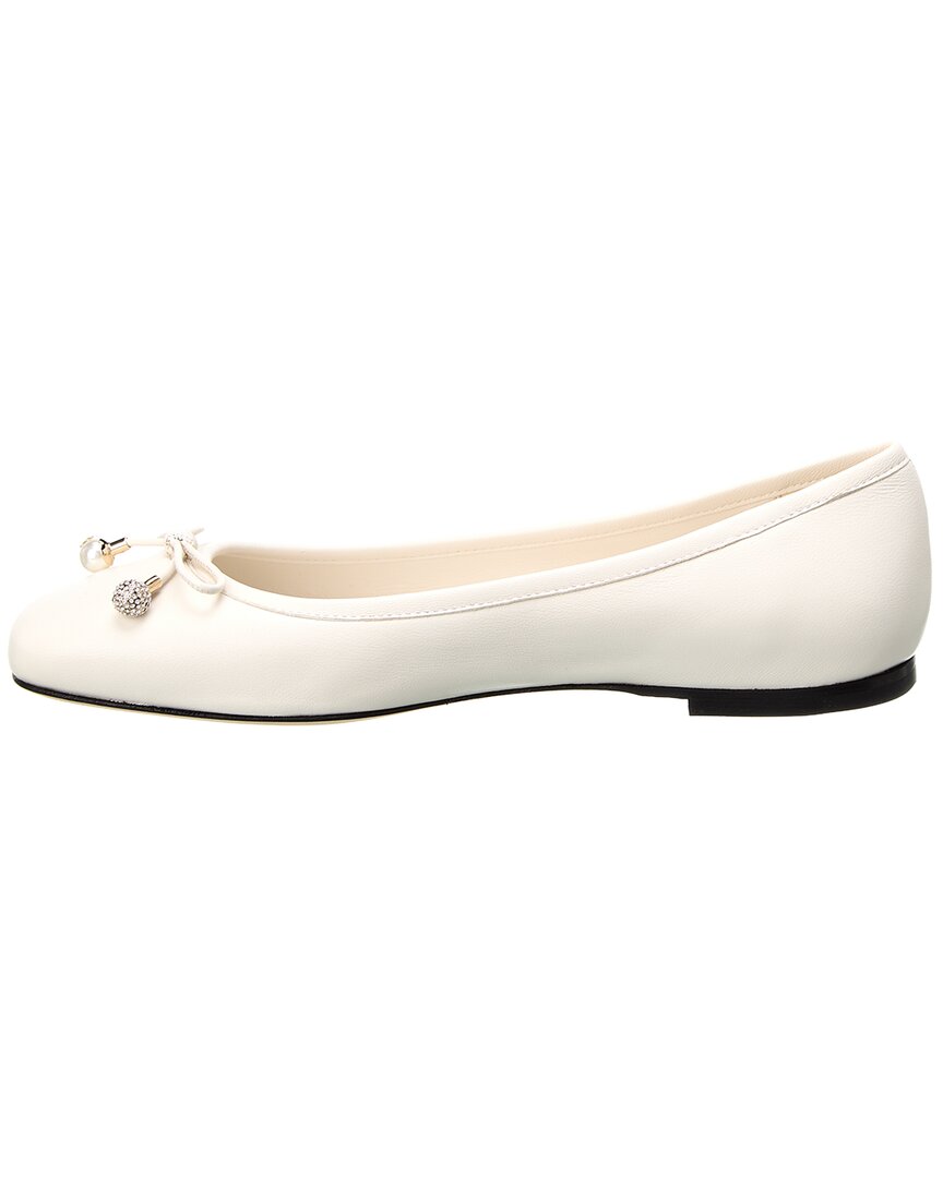 Jimmy Choo Elme Leather Flat