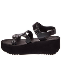 Celine Sunny Leather Platform Sandal
